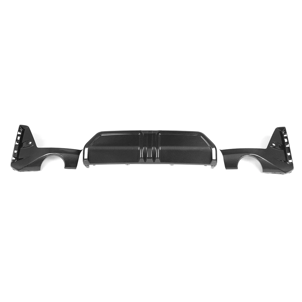 Dry Carbon Fiber Rear Bumper Lip Diffuser with Tips For BMW 23-In G20 3 Series Lci 328i 330i 335i M340i MP Style Splitter