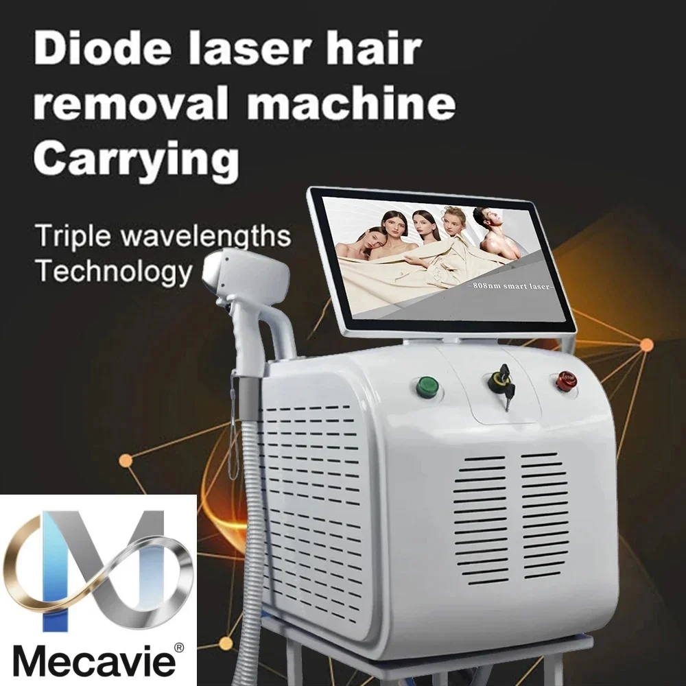 

Лазерный диодный аппарат для удаления волос 2026 года, 4000 Вт, 808 нм, с 4 длинами волн (755 нм, 808 нм, 940 нм, 1064 нм), безболезненный эпилятор с CE