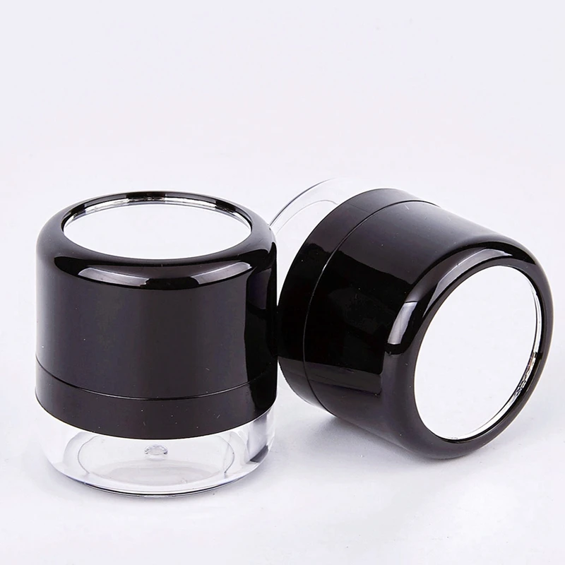 Empty Loose Powder Box, Makeup Powder Box, Portable Mirror Loose Powder Box, Mirror Travel DIY Makeup Foundation-A58E