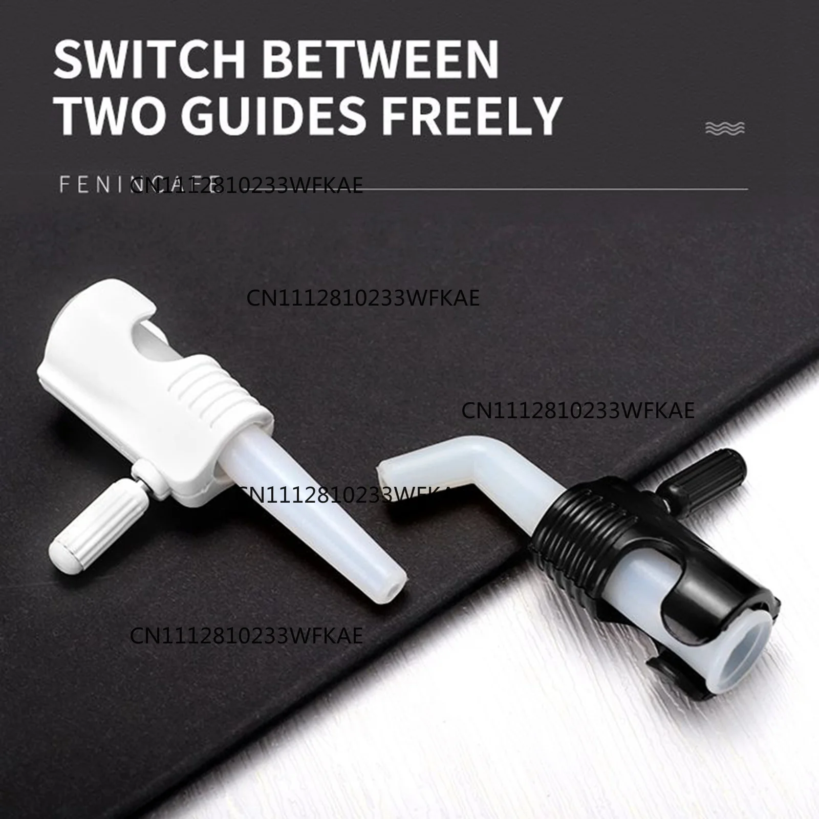 Coffeeware Thin Mouth Swan Neck Coffee Tea Pot Gooseneck Pour Over Drip Kettle Silicone Plastic Coffeeware Flow Control Valve