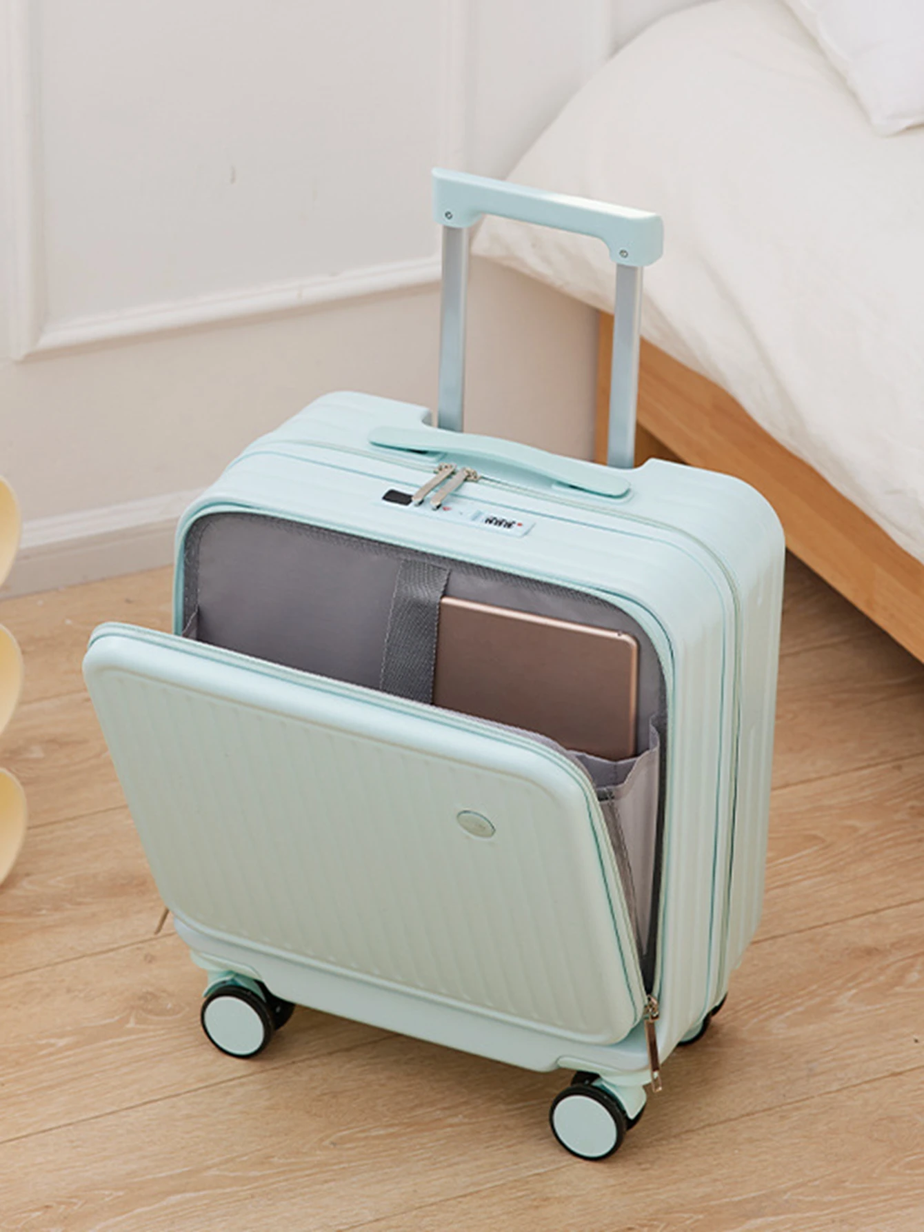Multi-functional small fresh luggage female ins student password suitcase luggage sturdy and durable pull rod luggage