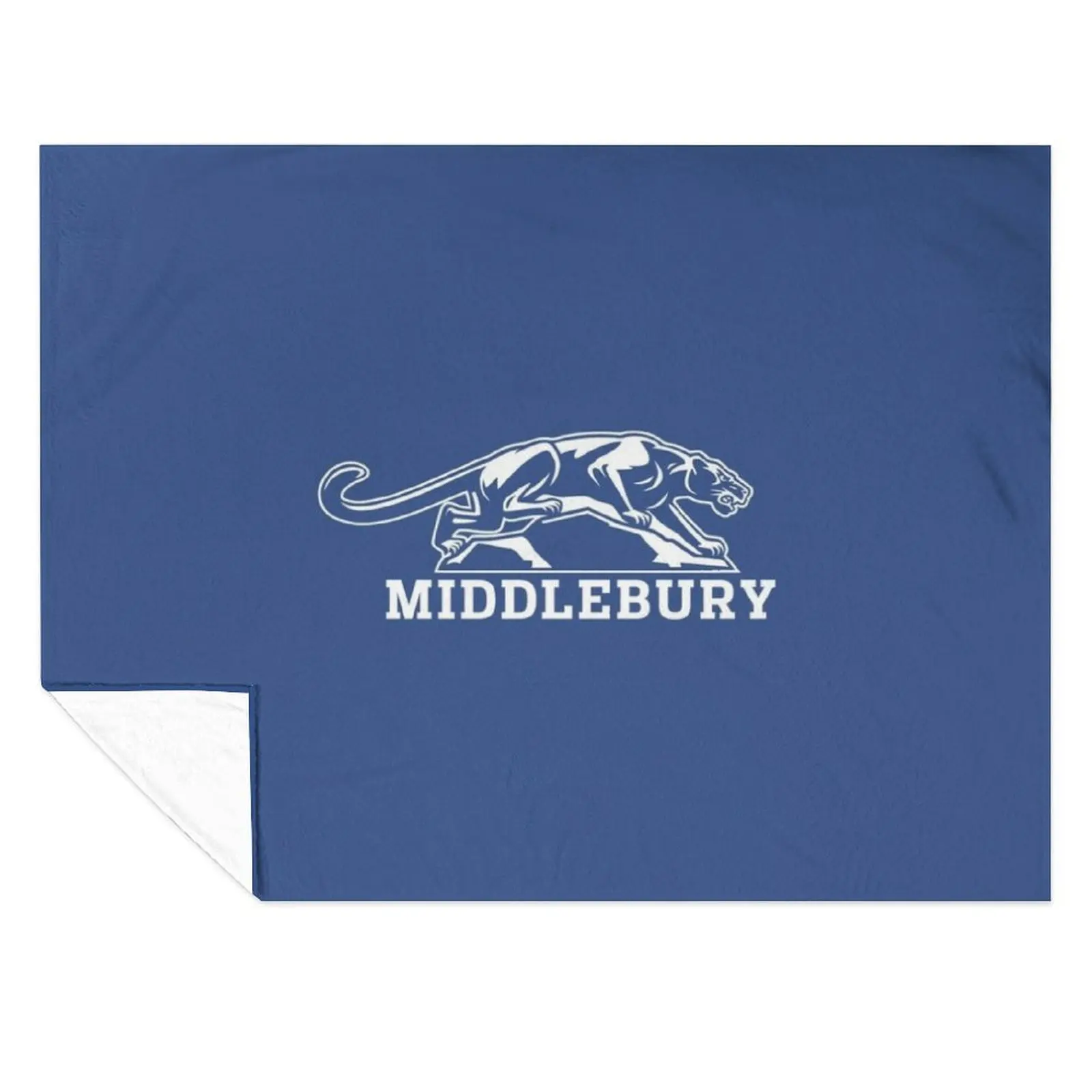 

Middlebury PANTHERS VT Throw Blanket Warm Blankets Sofas Of Decoration Designers Blankets