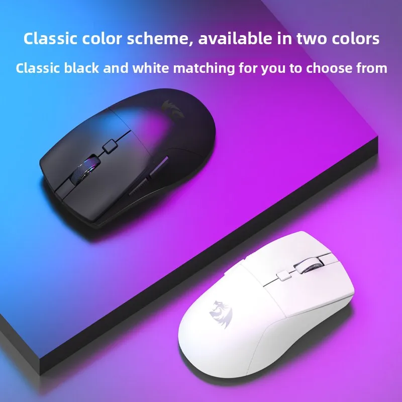REDRAGON G69 Tri-Mode Wireless Bluetooth Gaming Mouse PAW3313 Sensor 1K Ultra-Lightweight RGB E-sports Office Mouse