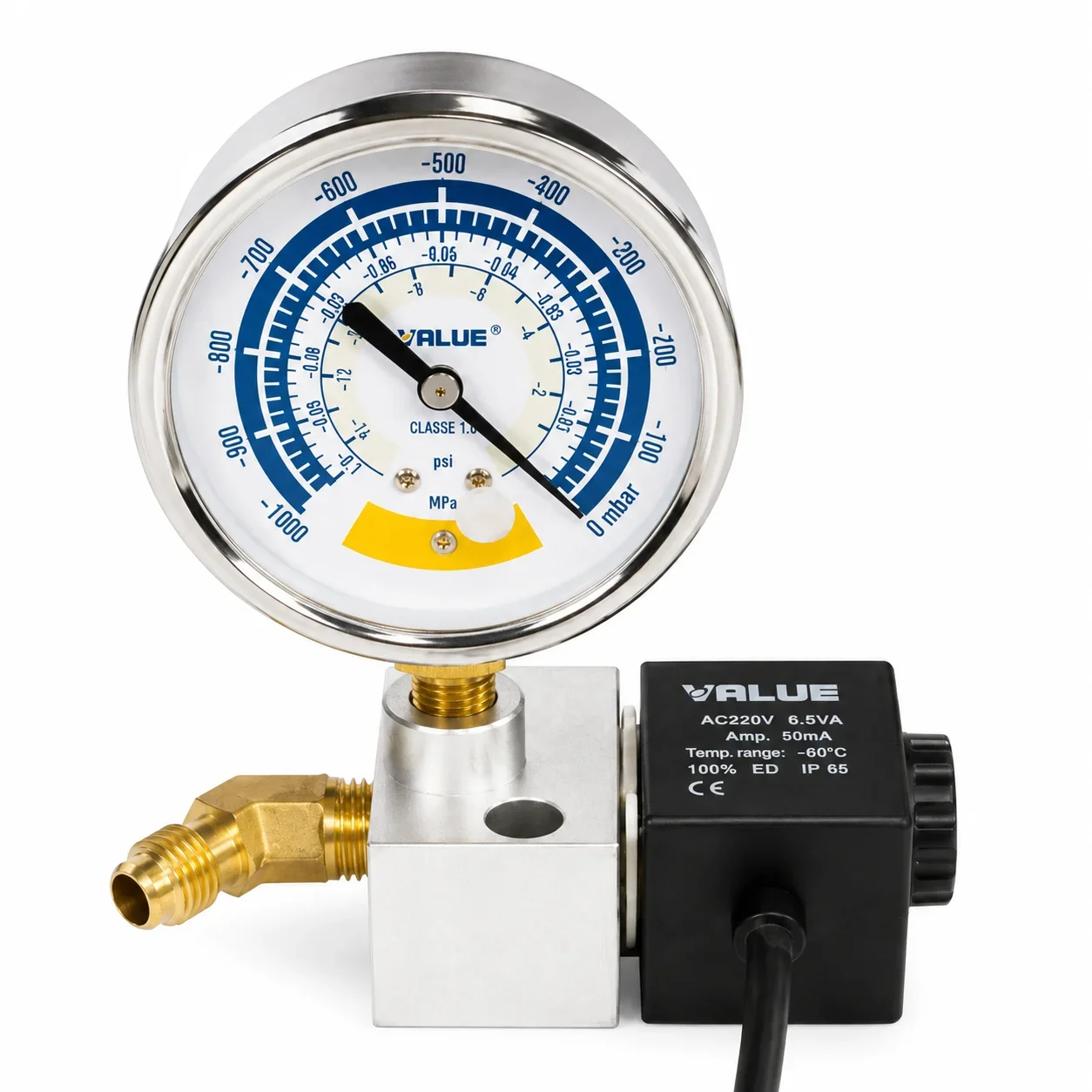 Vacuum Pump Original Solenoid Valve VI180/280 Solenoid Valve Vacuum Gauge