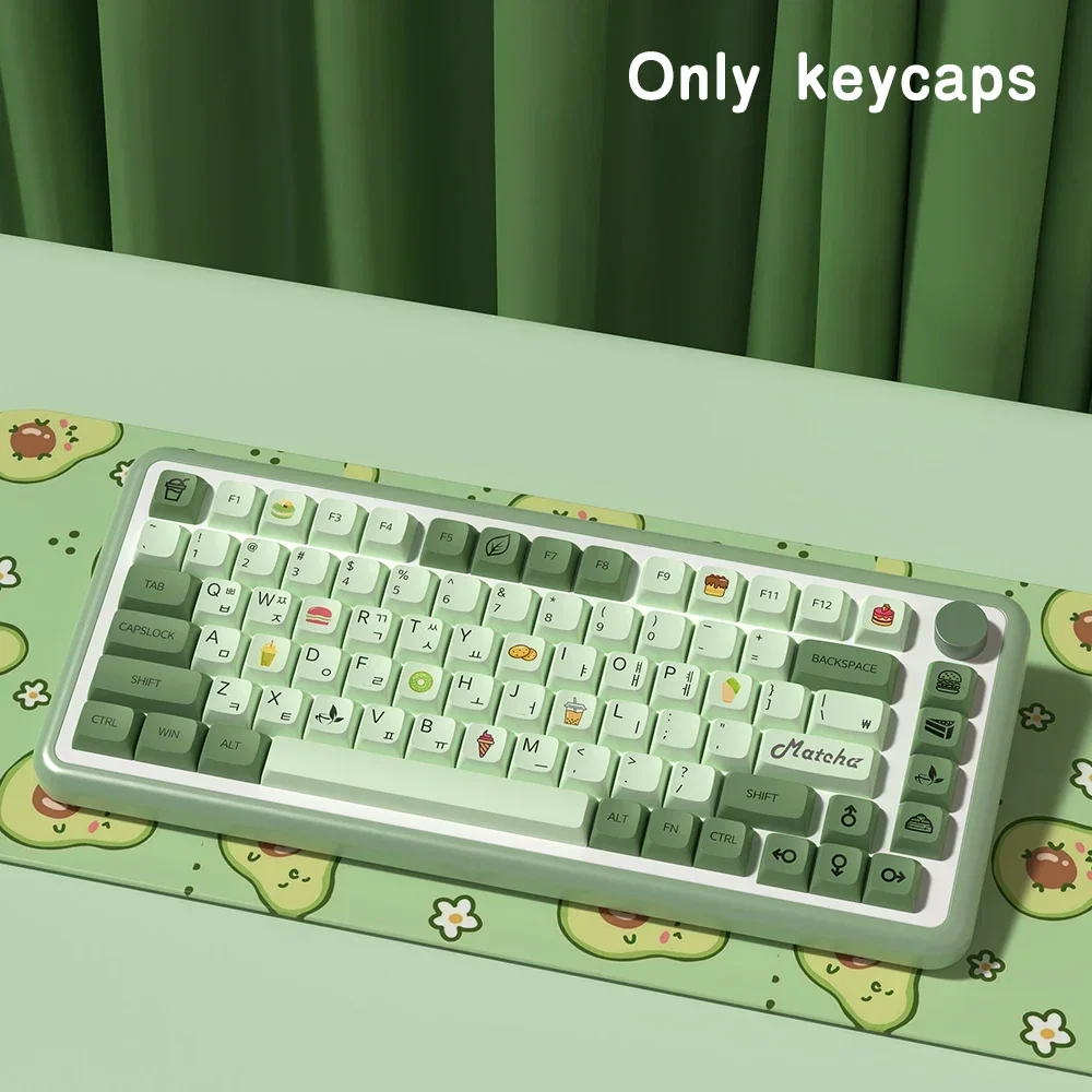 Azerty Mechanische Keyboardcaps Matcha Qwertz Keycap Xda Profiel Iso Pbt Keycaps Spaanse Franse Duitse Nordic Keycap