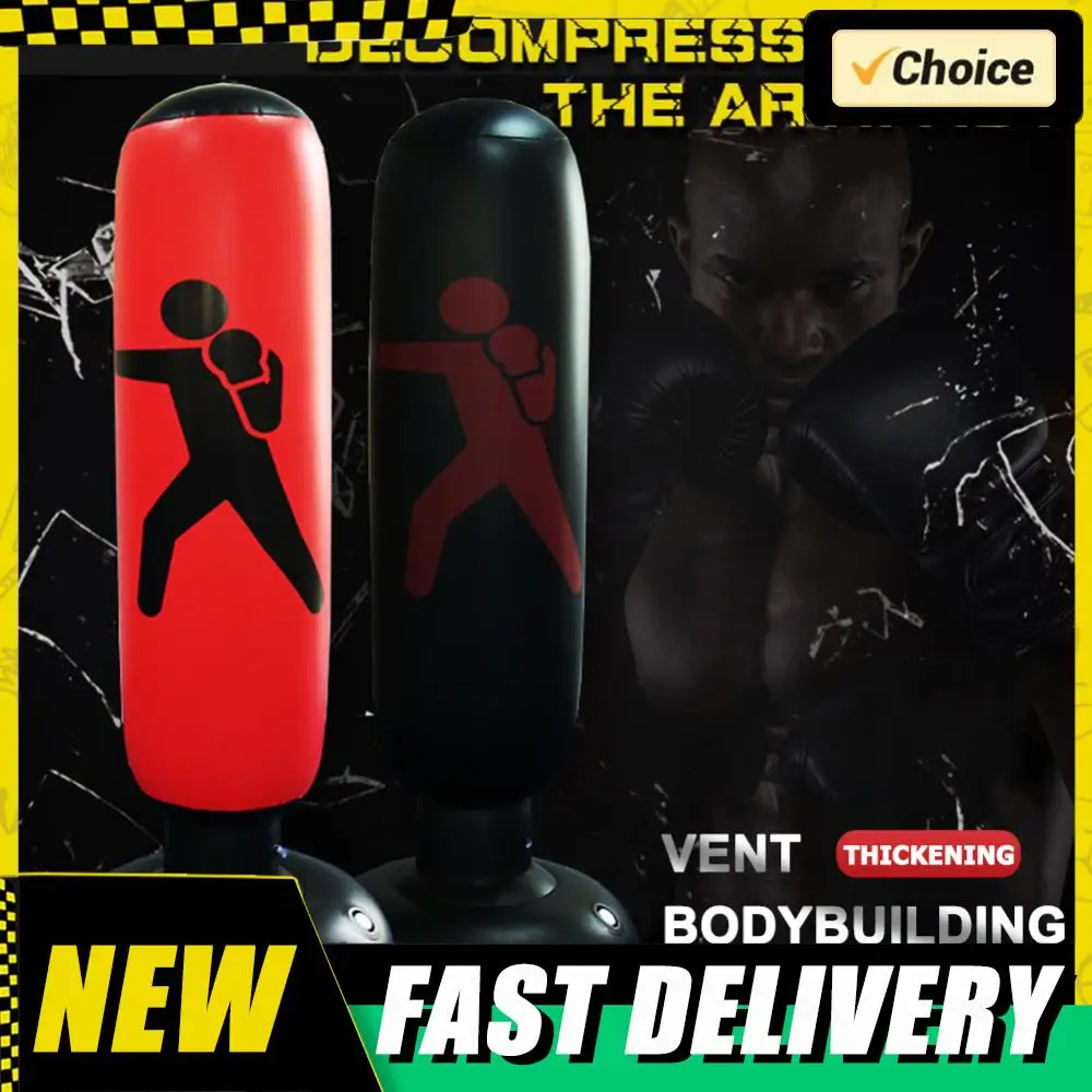 

160 см надувной боксерский мешок мешок с песком тренажерный зал фитнес бокс тренировки снятие стресса упражнения оборудование для фитнеса