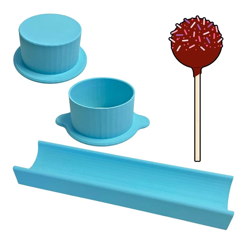 ABFS 9-Inch Round Cake Mold With Tray 3D Printed Cutter And Pusher, Baking Molds For Home Baking, Birthday