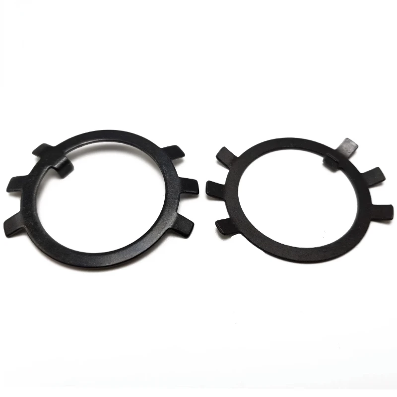 GB858 Standard Fixed Stop Washer M10-M60 Black Carbon Steel Lock Washer Mechanical Locking Fastener Accessories
