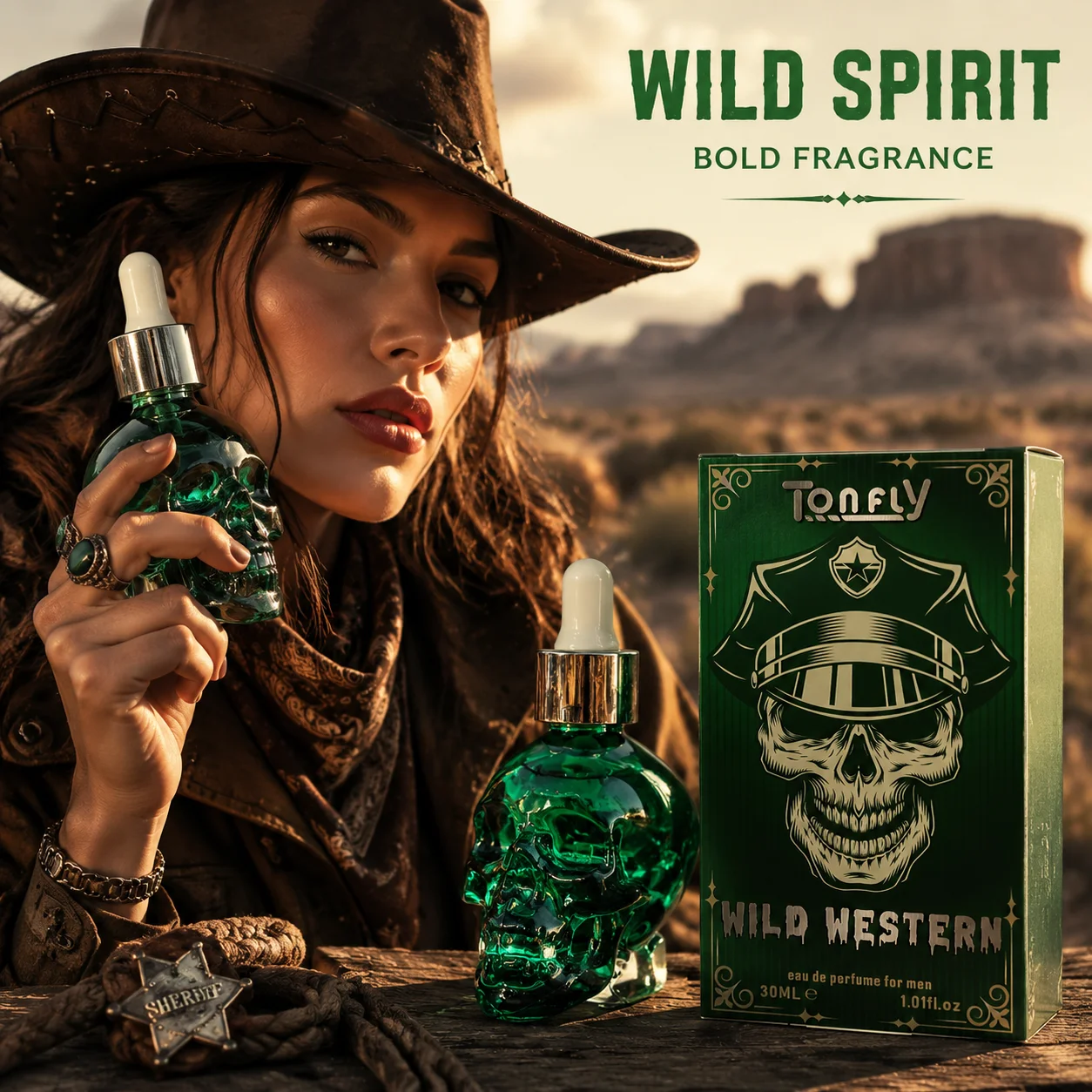 Premium Skull & Unique Bottle Perfume Set – Long Lasting Fragrance, High-End Design for Men & Women