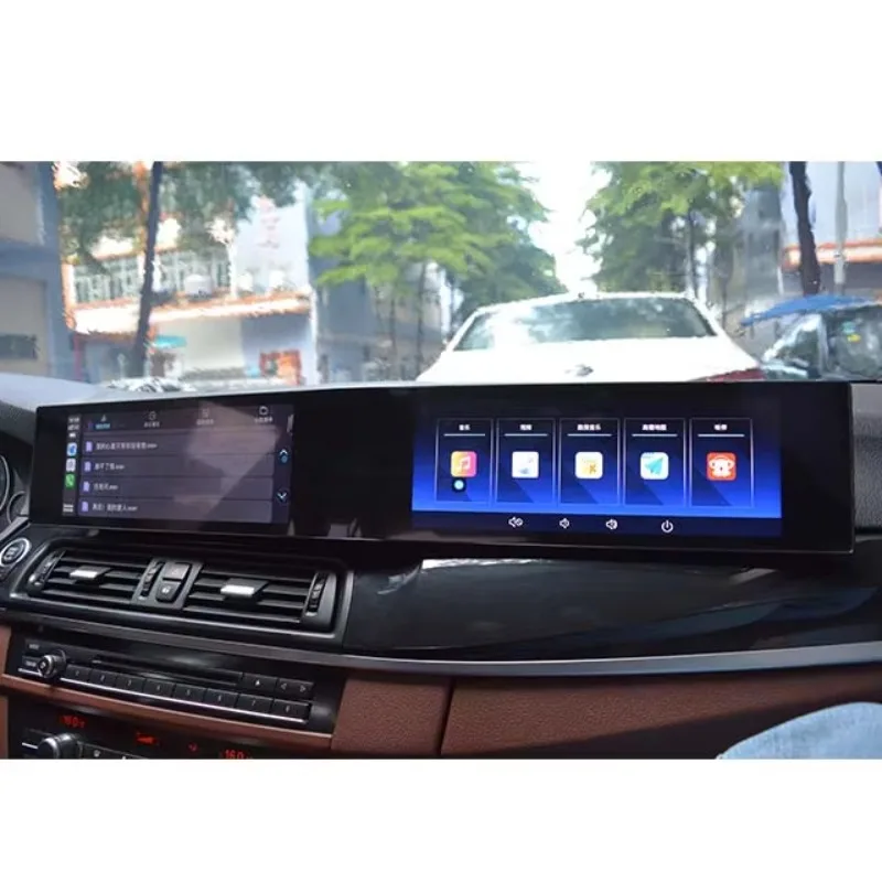 STLF CLRAK For  5 Series CIC 11-12/NBT 13-17 Central Control Large Screen Android USB Navigation Co-Pilot Dual Screen