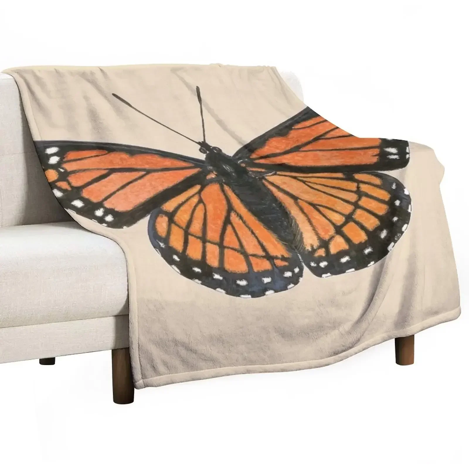 

Monarch Butterfly Throw Blanket For Baby sofa bed Blankets