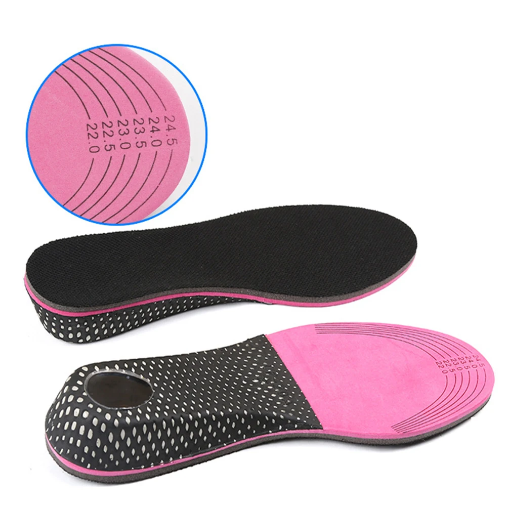 

Invisible Insole Height Increase Inserts Shoe Pads Heel Lifts EVA Comfort NonSlip Ventilated Unisex Fits Shoes Sneakers Boots