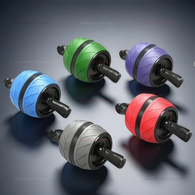 أسطوانة رياضية صغيرة للبطن مع وسادات للركبة، معدات تدريب غير قابلة للانزلاق للتدريب الأساسي في صالة الألعاب الرياضية المنزلية، آمنة وموثوقة