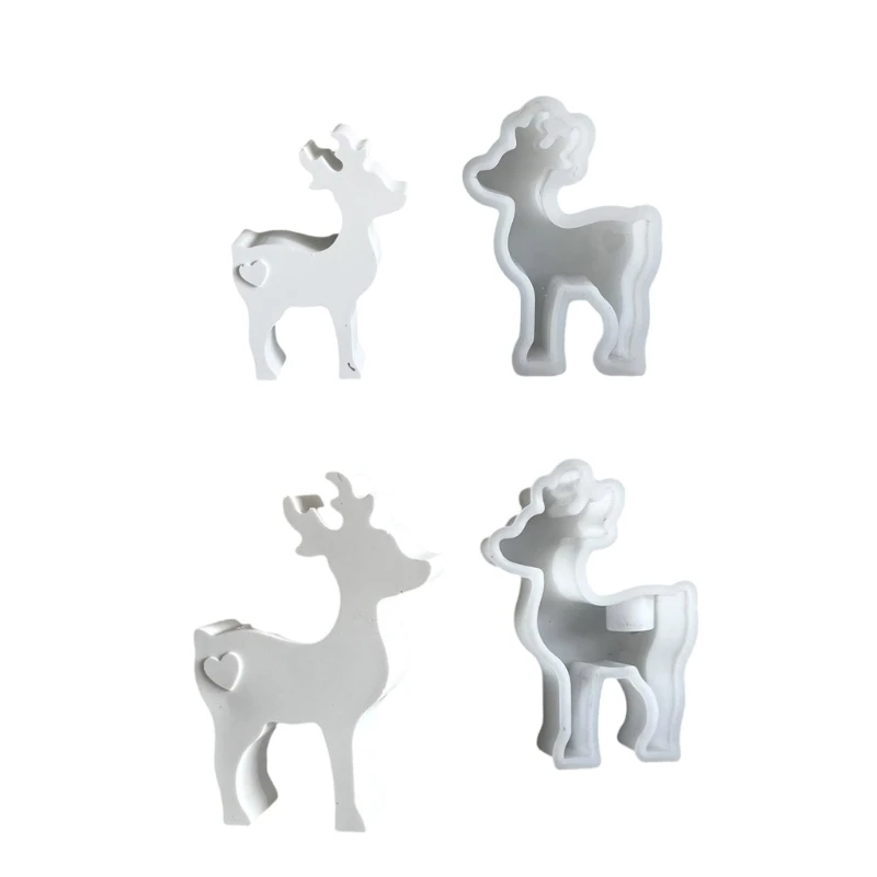 

Fast Reach Sturdy Silicone Deer Holder Mold Set for Craft in Multiple Sizes