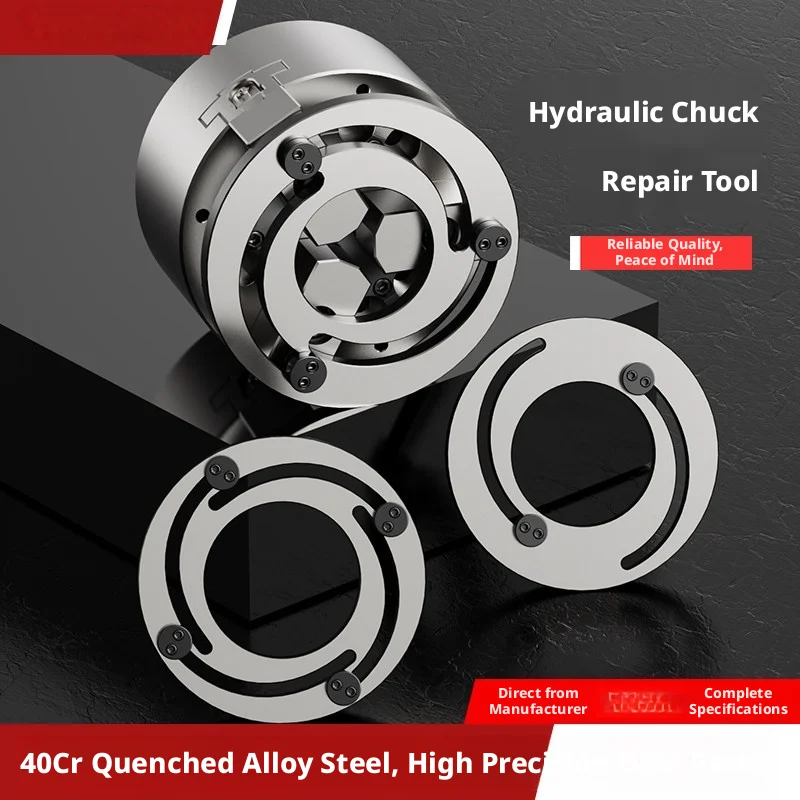 Hydraulic Chuck Jaw Trimmer – 40Cr Alloy Steel,Improves Roundness & Concentricity, for External/Inner Clamping Chucks