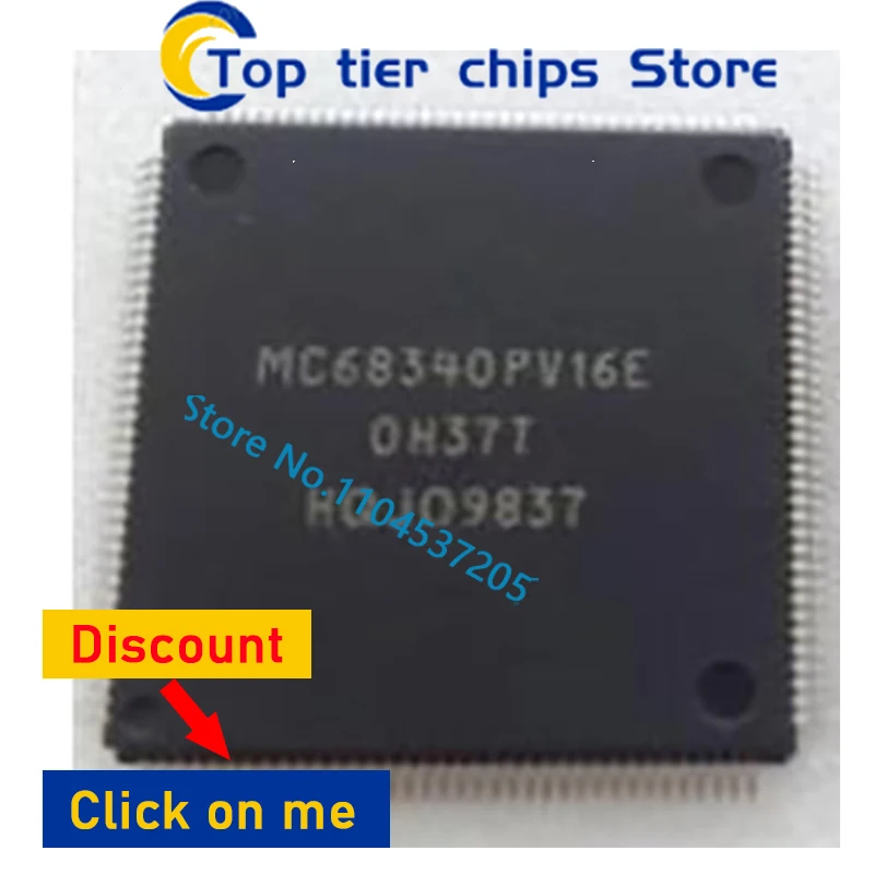 

10PCS MC68340PV25E MC68340PV16E MC68340 TQFP-144
