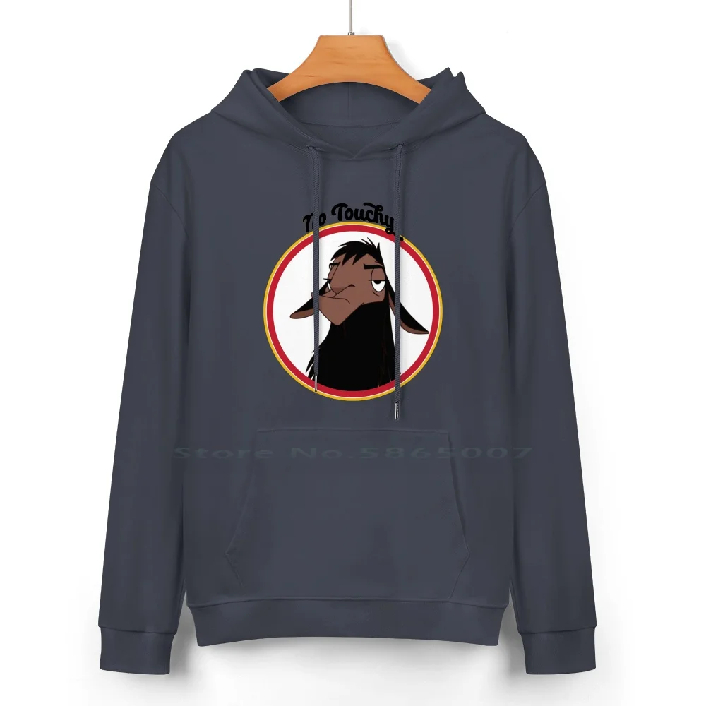 Kuzco No Touchy Sad Llama Emperor's New Groove Emperor David Spade Back Off No Touch Funny Gift Pure Cotton Hoodie Sweater 24