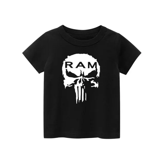 Cotton Boys T Shirt Summer 2024 Printed Short Sleeve O-Neck Fashion Children T-Shirt For Kids Boys Tee Shirt Girls Tops Clothes