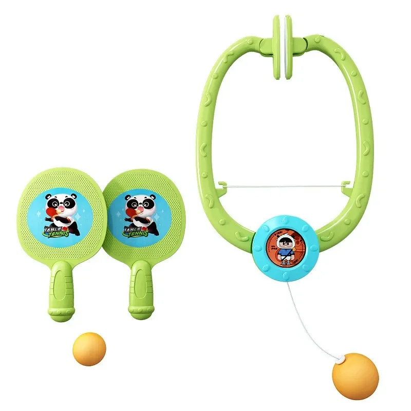 Hanging Ping Pongs Game Table Tennis Self Training Set 2 Racket & 1 Practice Ball Parent-child Interactive Game Kids Sports Toy