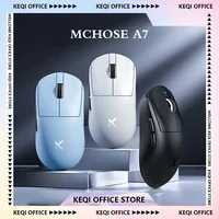 Ratón MCHOSE serie A7 PAW3950 8K receptor de velocidad máxima ergonomía 2,4G inalámbrico para juegos e-sports ratones accesorios de PC personalizados regalos