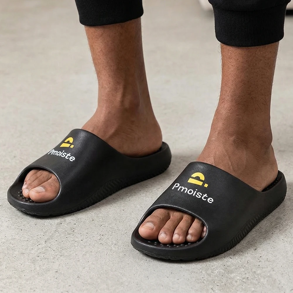 

Мужские тапочки с поддержкой свода стопы из материала EVA с функцией массажа. Летняя версия мягкая и удобная.