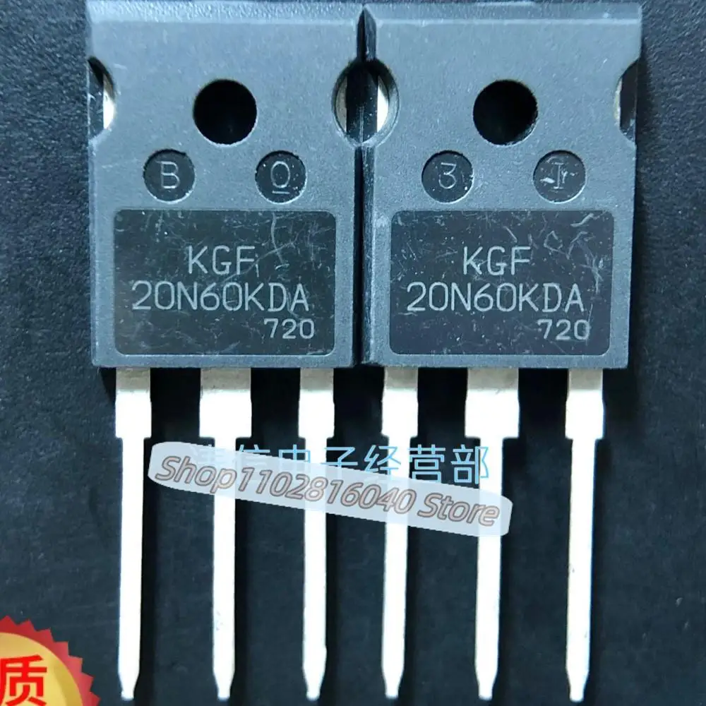 10PCS/Lot KGF20N60KDA  TO-247IGBT 20A 600V  Best Quality Imported Original Spot