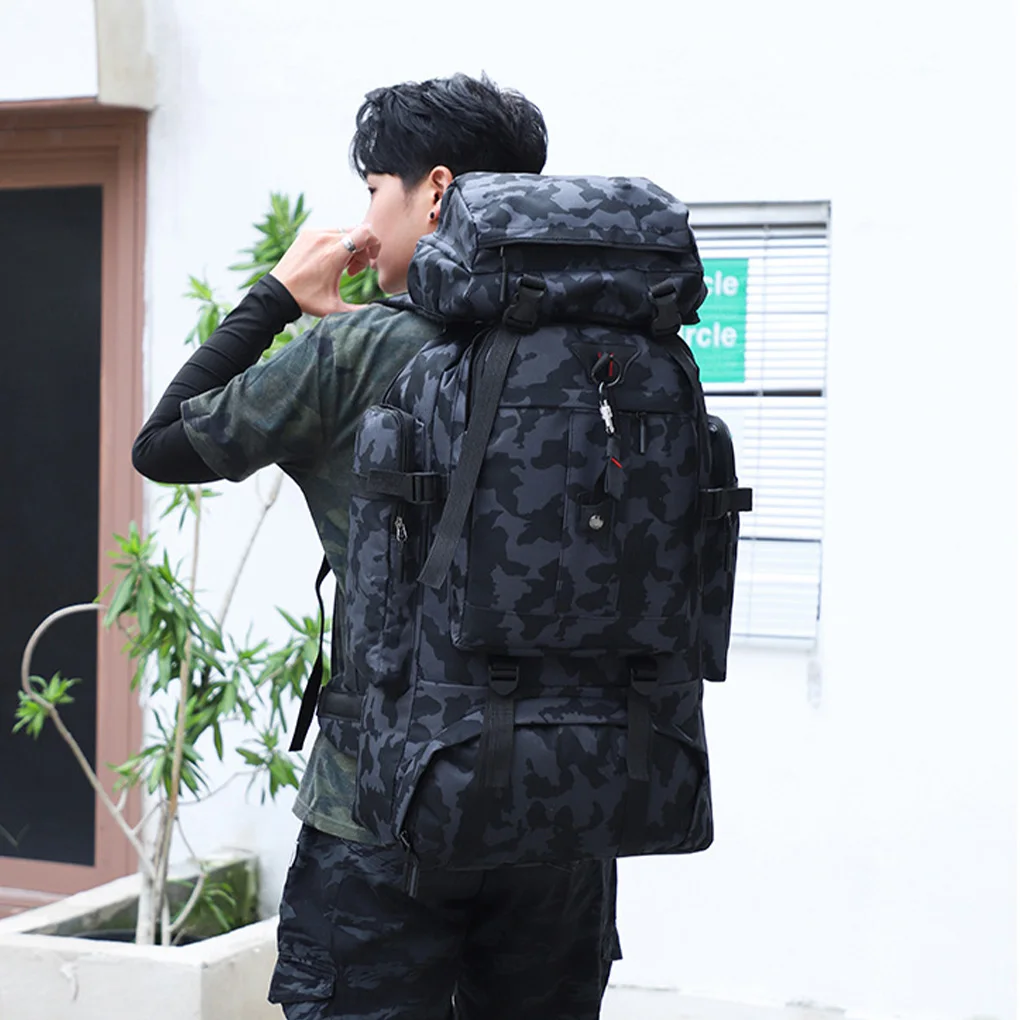 Backpack Outdoor Trekking Rucksack Packsack Storage Bag City Camouflage