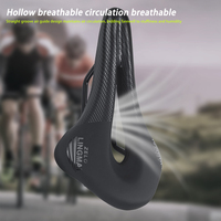 Bicycle Saddle MTB Mountain Road Bike Seat Hollow Gel Comfortable Cycling Cushion Exercise Bike Saddle for Men and Women