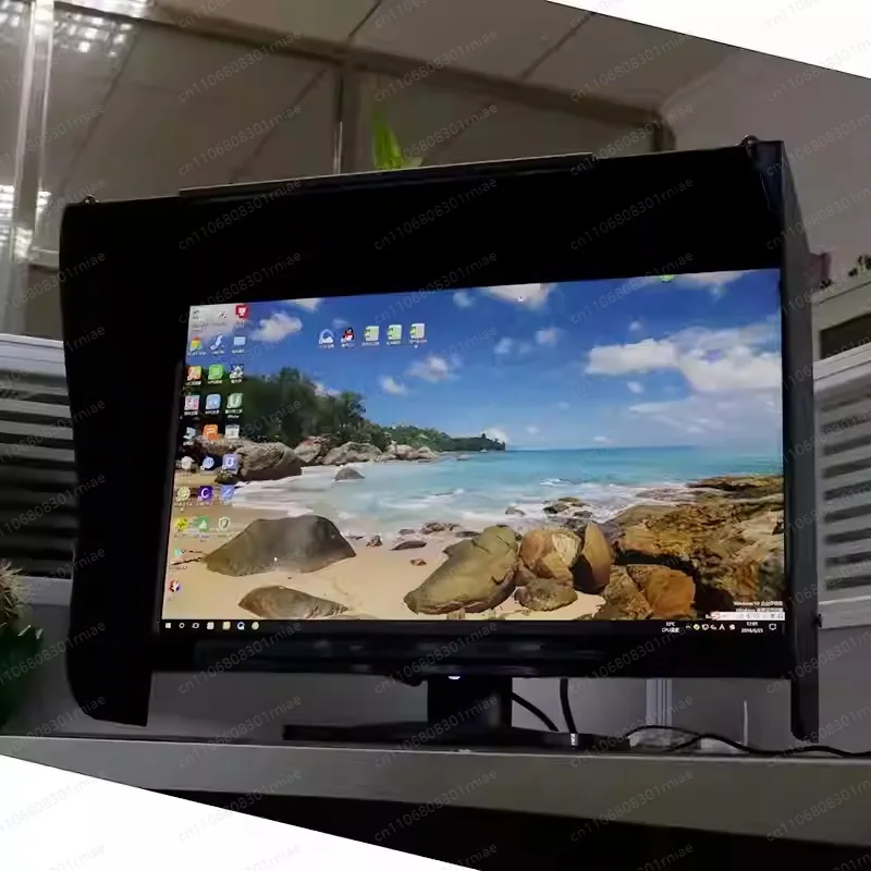 Universal Monitor Hood Sun Visor for 17-28 Inch Screens Tinted Light Shade