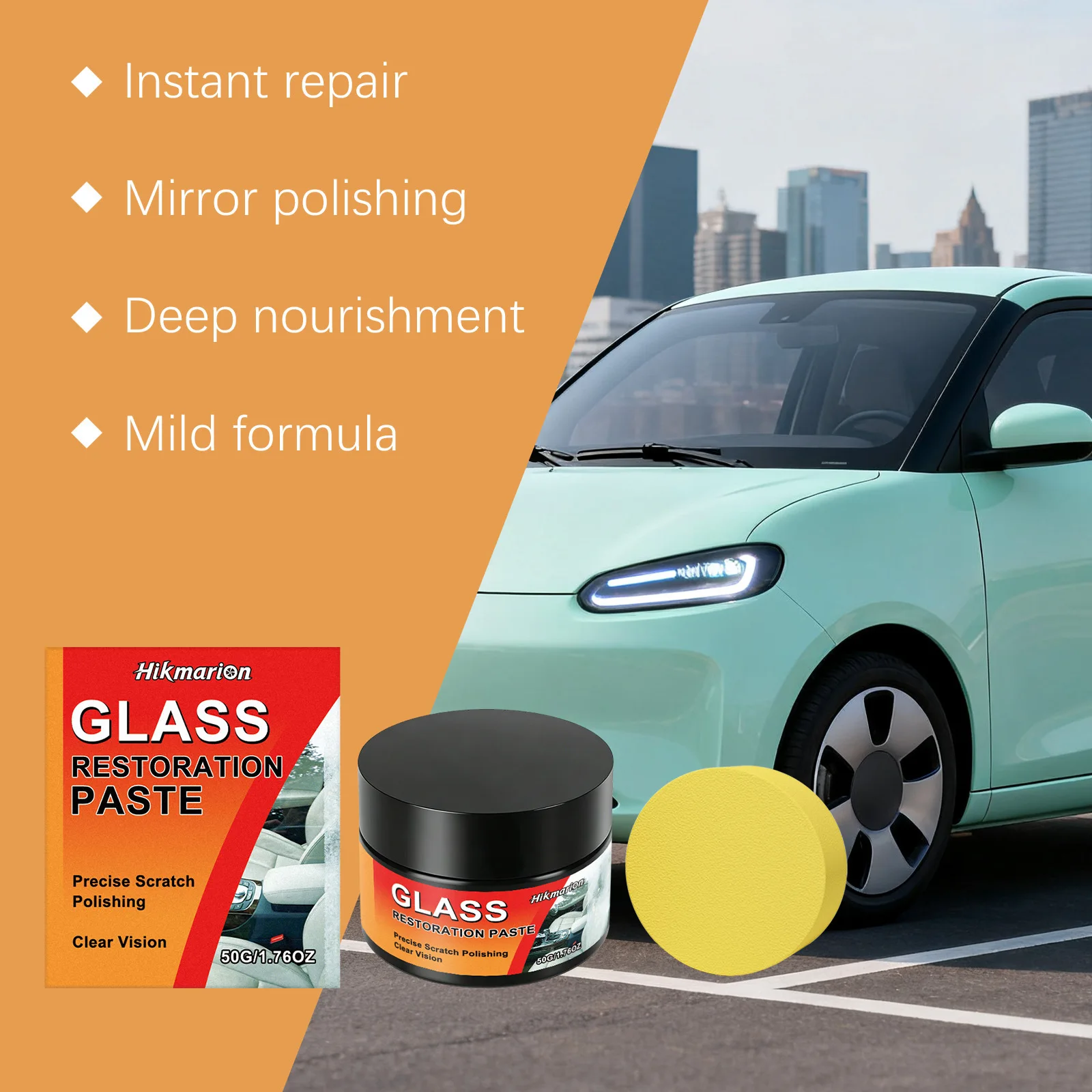 Car Glass Polishing Wax Scratc - Car Scratch Repair Polishing Wax Paste recension och pris