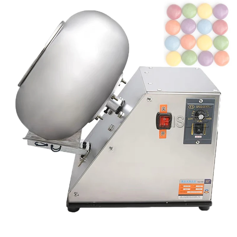 

BURUIMU Electric Commercial Peanut Sugar Coating Machine Stainless Steel Chocolate Coater Rounding Pills Film Coating Polishing