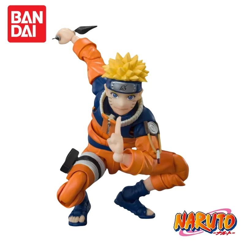 

In Stock 100% Original Bandai S H Figuarts Naruto Shippuden Uzumaki Naruto Action Figure Anime Statue Model Toy Garage statue