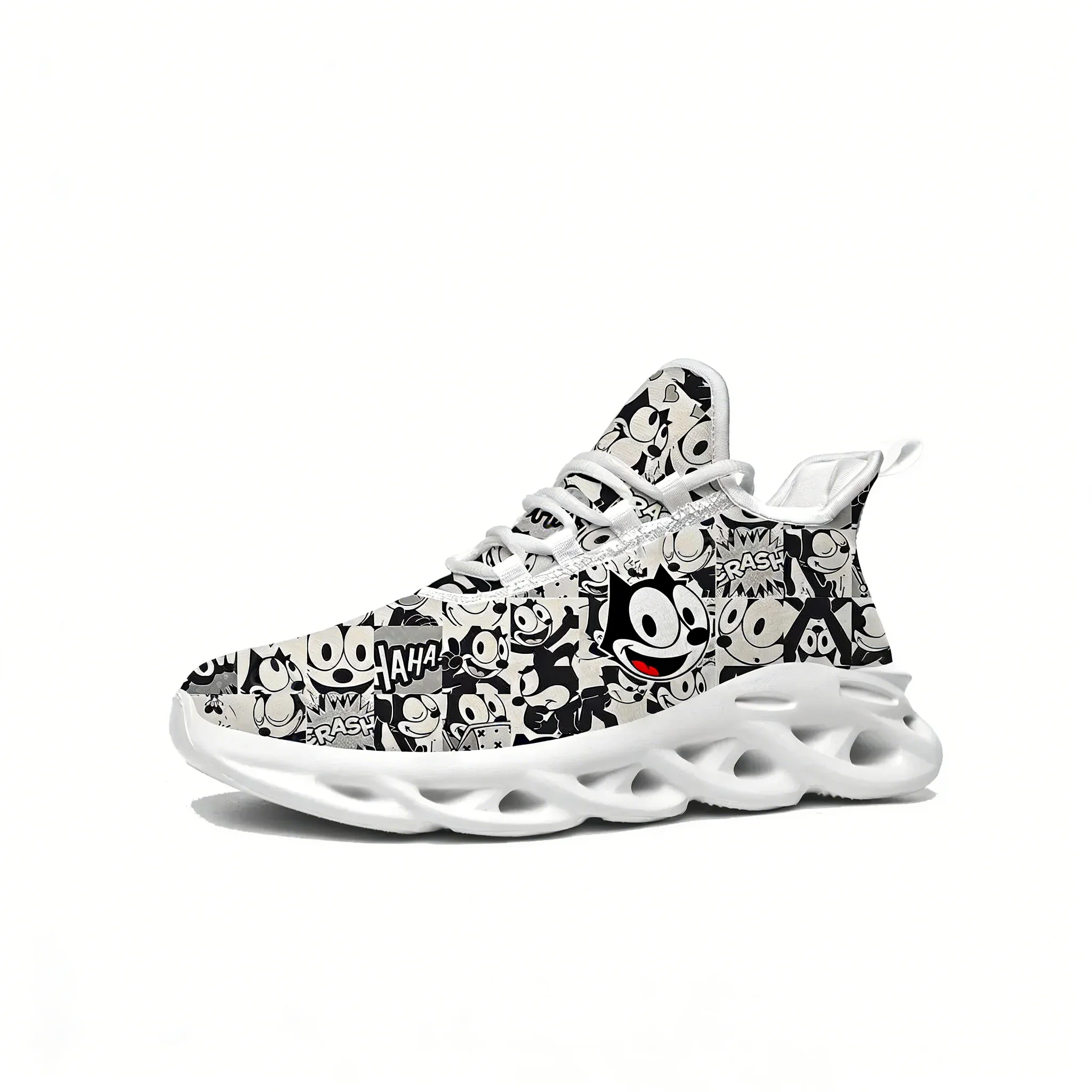 

F-Felix The Cat Flats Sneakers Mens Womens Sports Running Shoes High Quality Sneaker Lace Up Mesh Footwear Customize Shoe