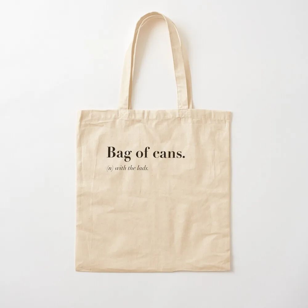 

Bag of cans definition Tote Bag Beach bag shopping