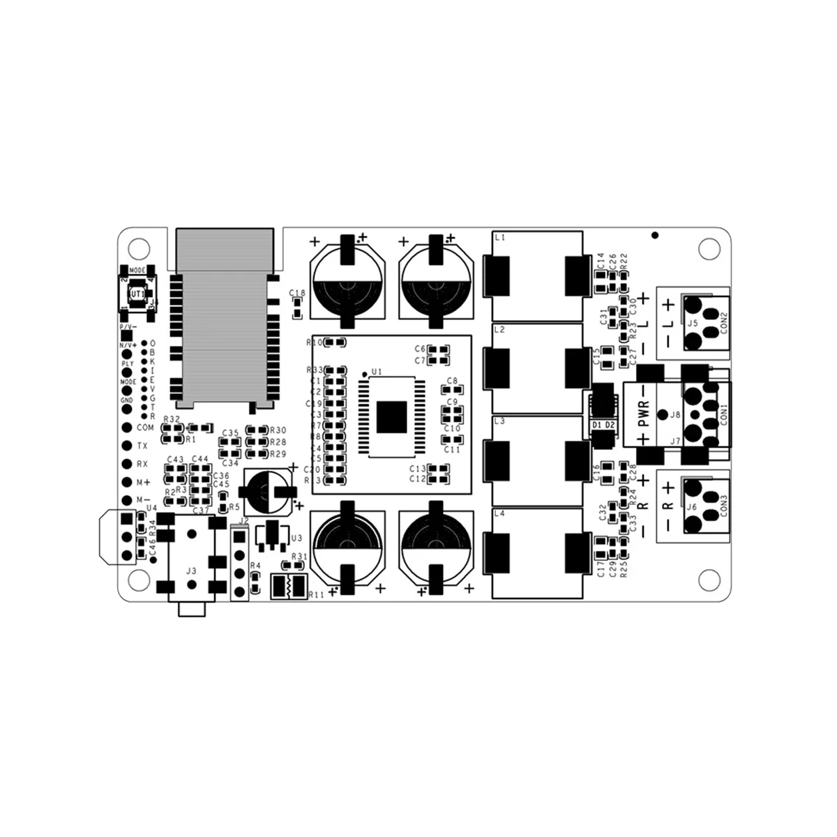 ポータブルBluetoothオーディオアンプ,振動効果,スピーカーフォン,TPE3118サウンド,高出力,12v,5a,5.0