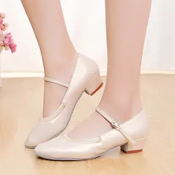 New Arrival Brand Modern Dance Shoes Women Girls Dancing Shoes High Heeled Ballroom Latin Dance Shoes for Woman 3CM 5CM 7CM Heel