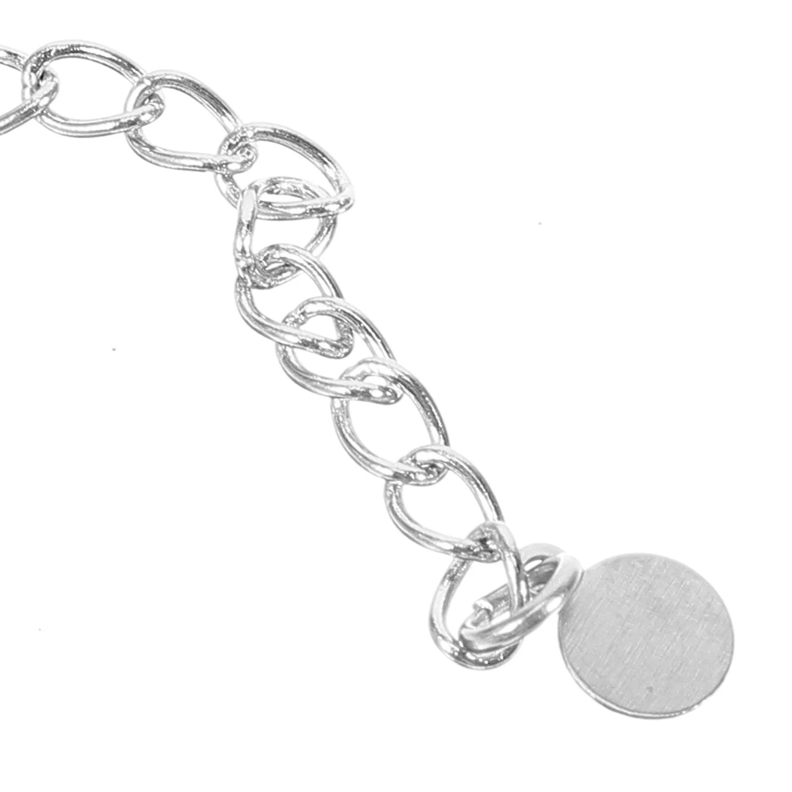 20 قطعة قلادة من الفولاذ المقاوم للصدأ موسع سلسلة مجموعة DIY بها بنفسك صنع المجوهرات سوار تمديد سلاسل مشبك قفل مواد المجوهرات #6