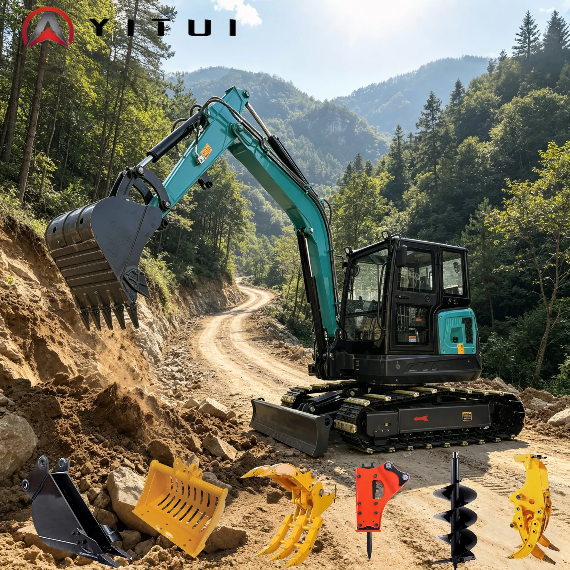 

Customized 6.5T Heavy-Duty Mini Excavator Durable & Reliable Stable Operation High Load Capacity High Quality CE Mini Digger