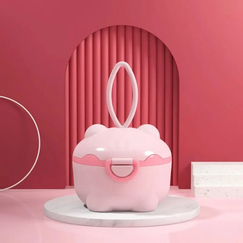 

Baby Formula Dispenser with Dividers – Portable, Airtight & Moisture-Proof Milk Powder Storage Container for Travel