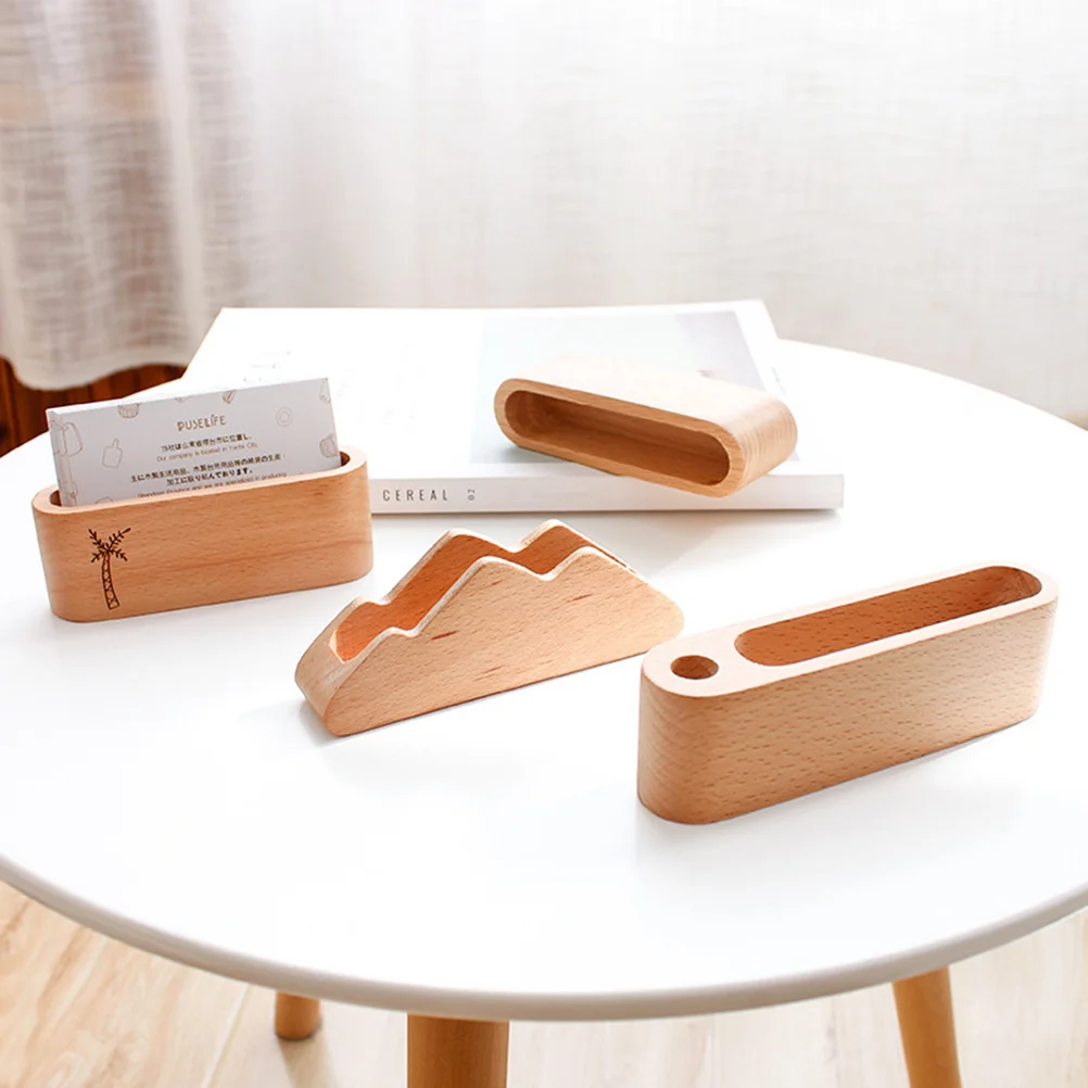 حامل منظم سطح المكتب الخشبي لحفلات الزفاف حامل رقم الطاولة عرض شكل جبلي حامل خشب كاكي ديكور الحدث