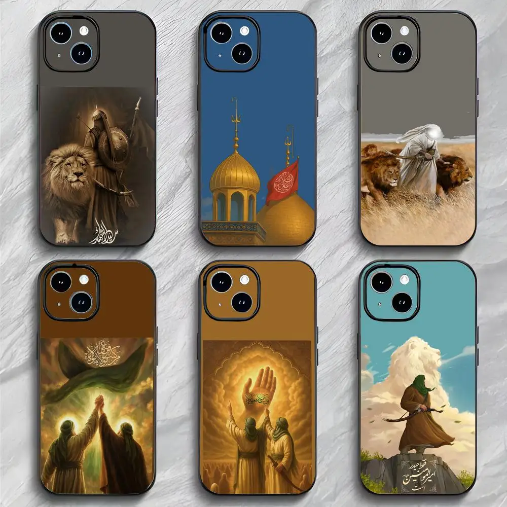 Imam Hussain Shia Ali Art Anime Phone Case Black Matte Thin Anti-Collision Phon…