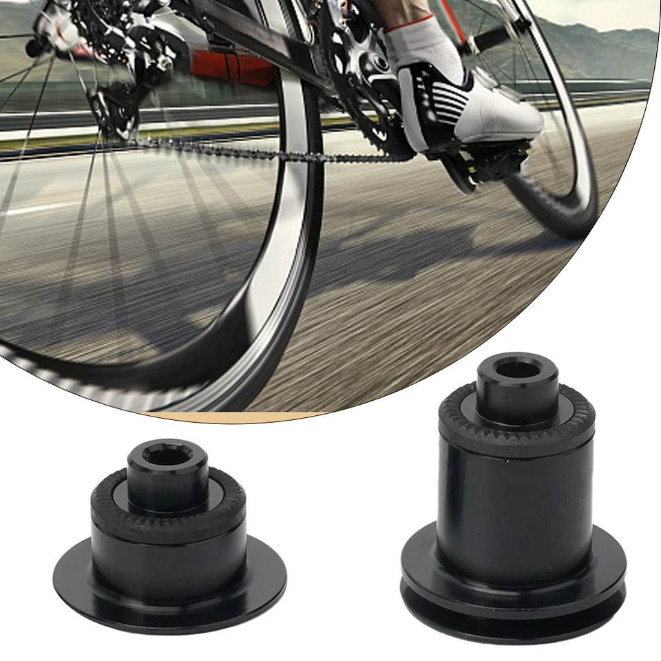 1 ペア自転車ハブ変換キットクイックリリーススルーアクスルアダプタ