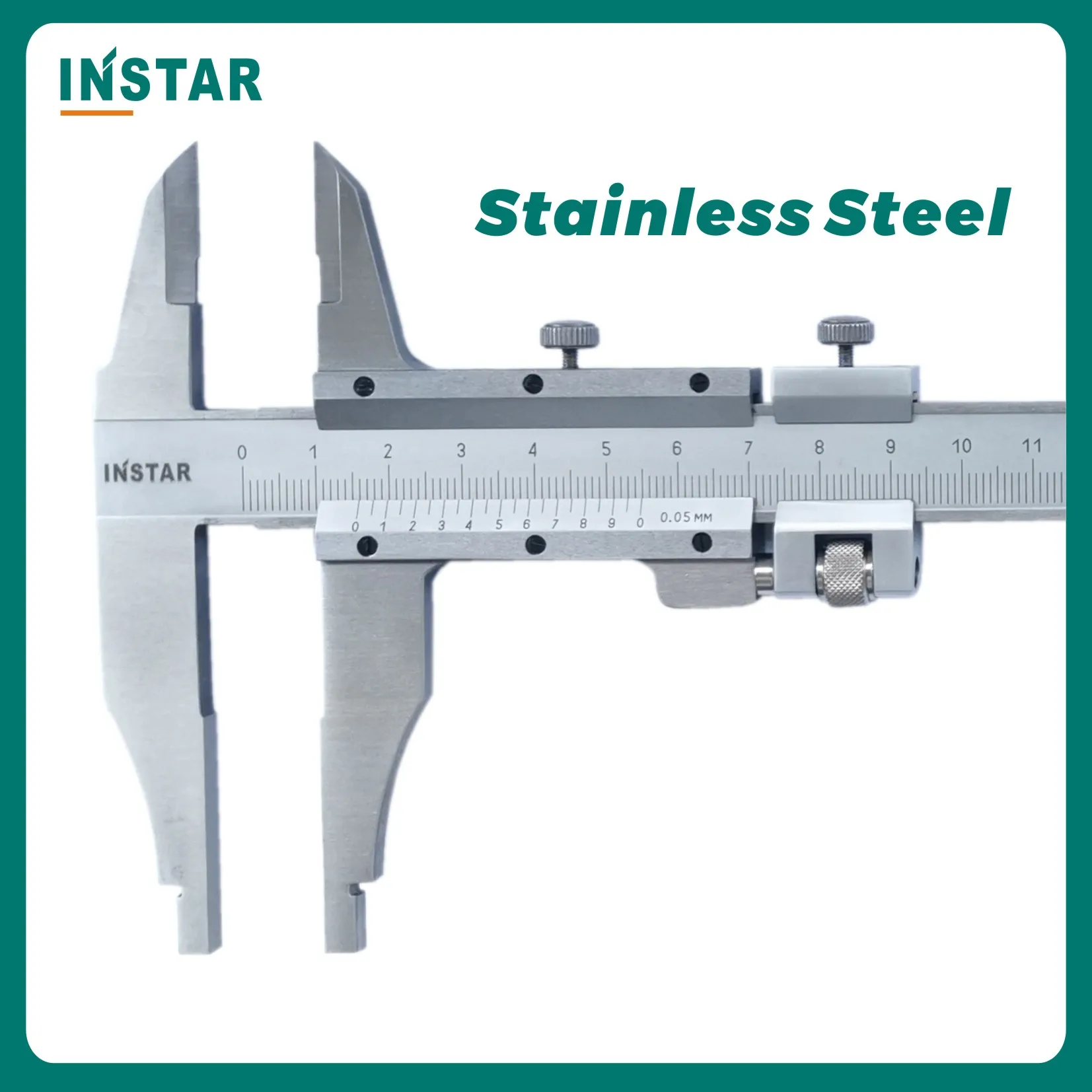 INSTAR Vernier Caliper Mono-Block Stainless Steel 150mm/6