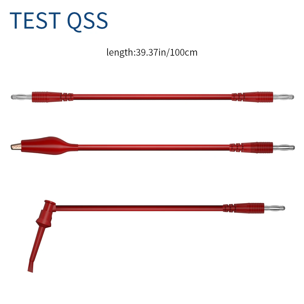 Imagem -05 - Qss-bnc Kit Adaptador com Chumbo de Teste Isolado mm Rotativo Masculino Banana Dupla Jack Qt0087