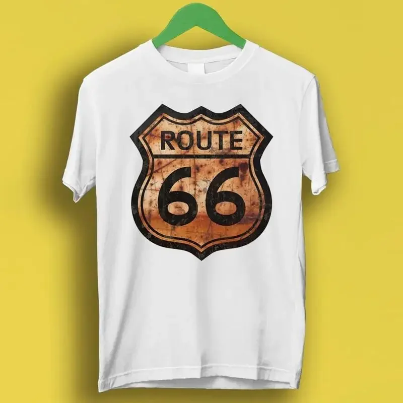 Route 66 Super Cool Hipster Fashion Best Music Movie T Shirt Shir
