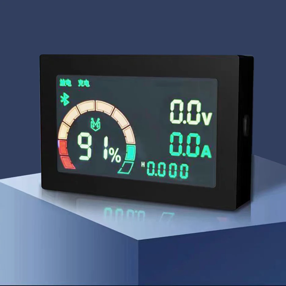 ANT BMS Bluetooth Battery Level Display 2.8 Inch Bluetooth RS485 Voltage Current Temperature Coulometer Capacity Indicator