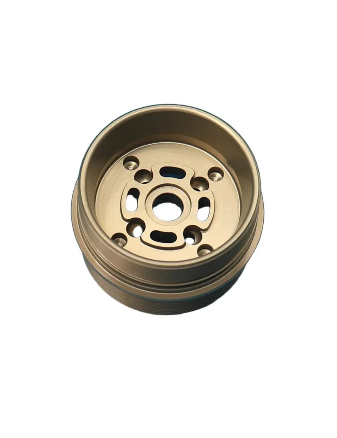 Custom Precision CNC Machined 7075 Parts with Hard Anodizing CNC Precision Machined Aluminum Remote Control Model Wheel Hub