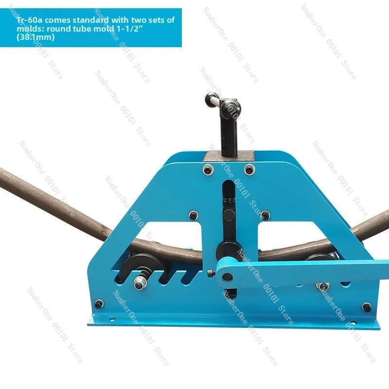 The manual pipe bending machine can bend round pipes and square pipes, which is convenient for tr-60a