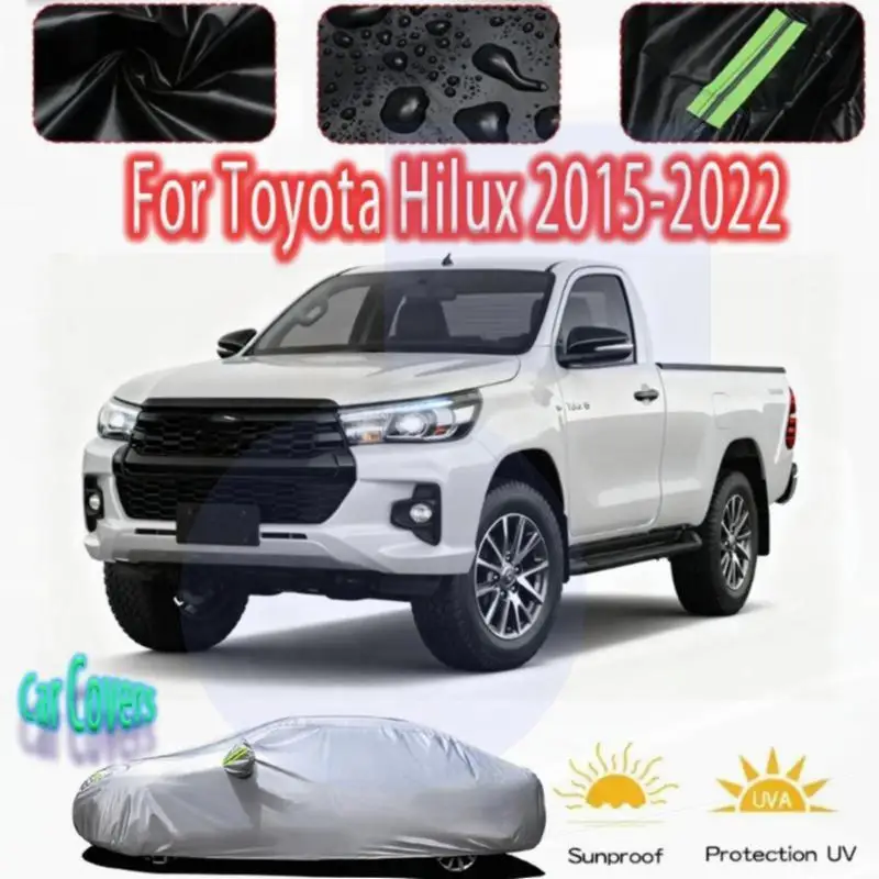 

For Outdoor Protection Waterproof Full for Toyota Hilux 2015 2022 Snow Sunshade Dustproof Exterior Accessories Car Covers