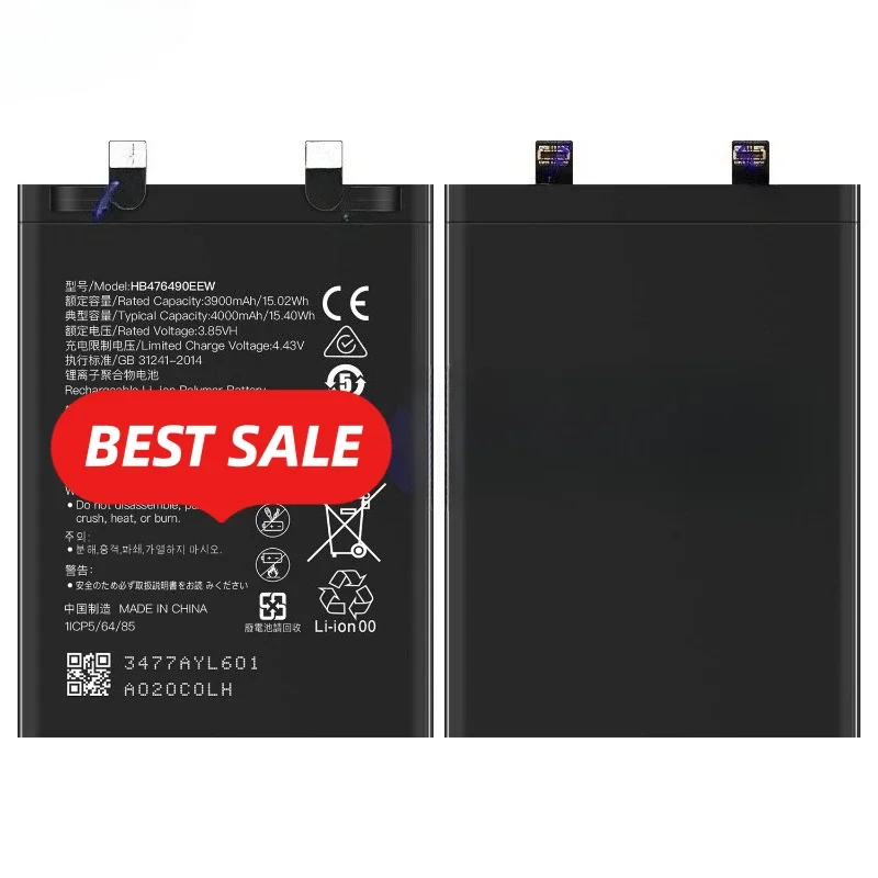 HB476490EEW for Huawei Honor 50 Pro Phone Battery 0 Cycle High Quality High Capacity Replacement Bateria Grade A Cell with Tools